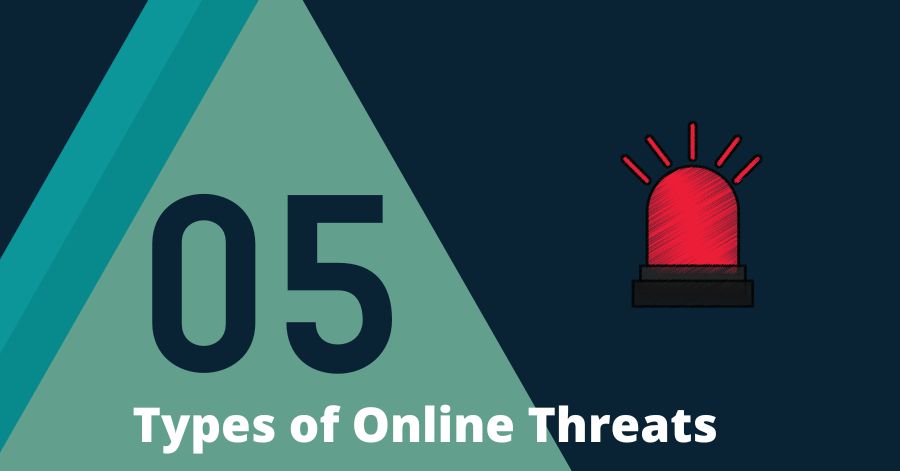 types of online threats
