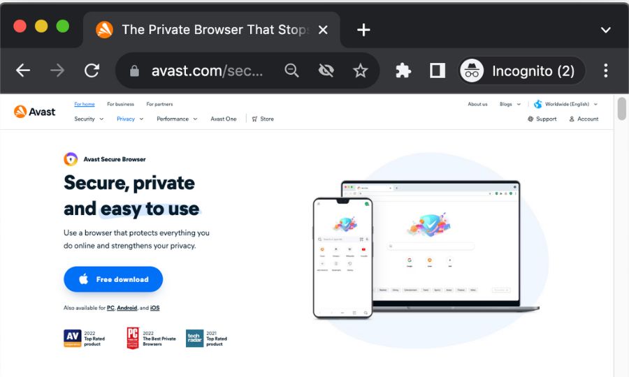 08. Avast Secure Browser