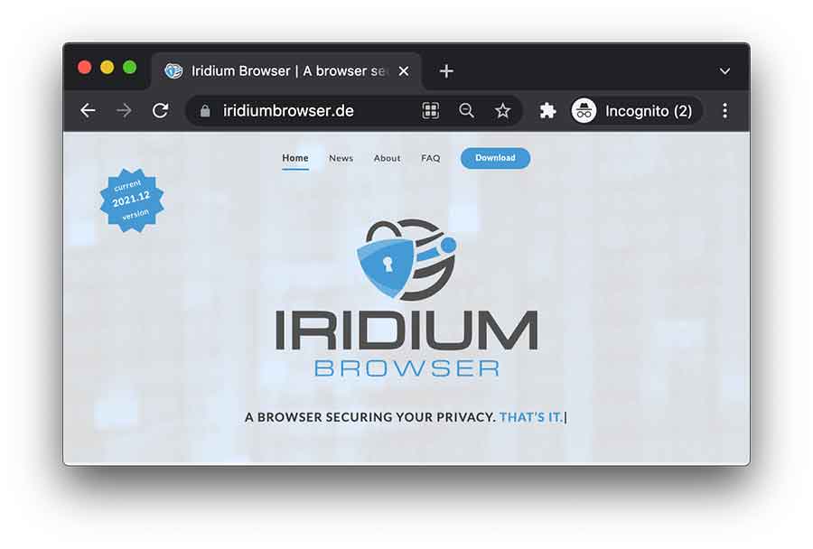 07. Iridium Browser